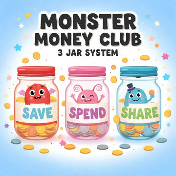The 3 Monster Money Jars Monster Money Club