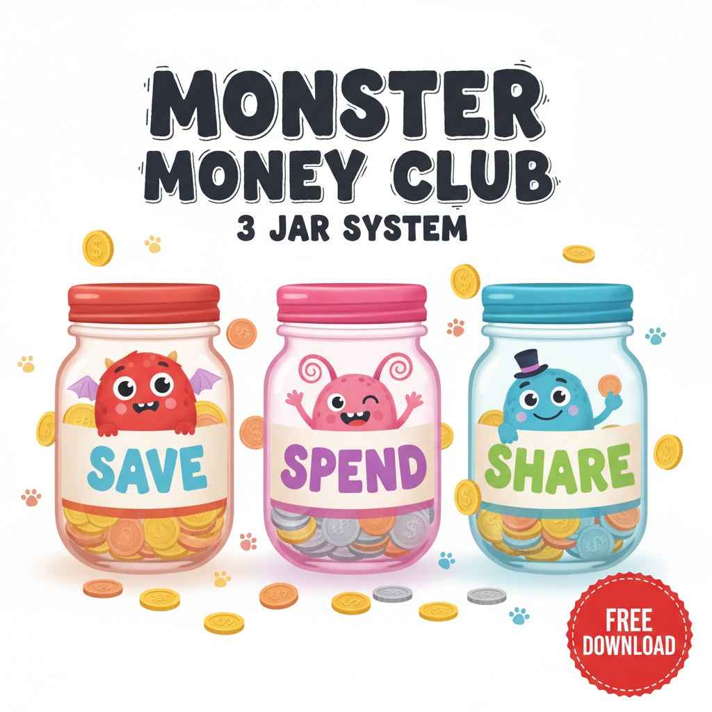 The 3 Monster Money Jars