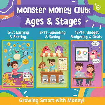 Teaching Kids the Value of Money (by Age) – Expanded Guide - Monster Money Club
