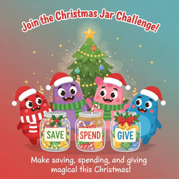 FREE Christmas Jar Challenge – Make Saving Magical This Holiday! Monster Money Club